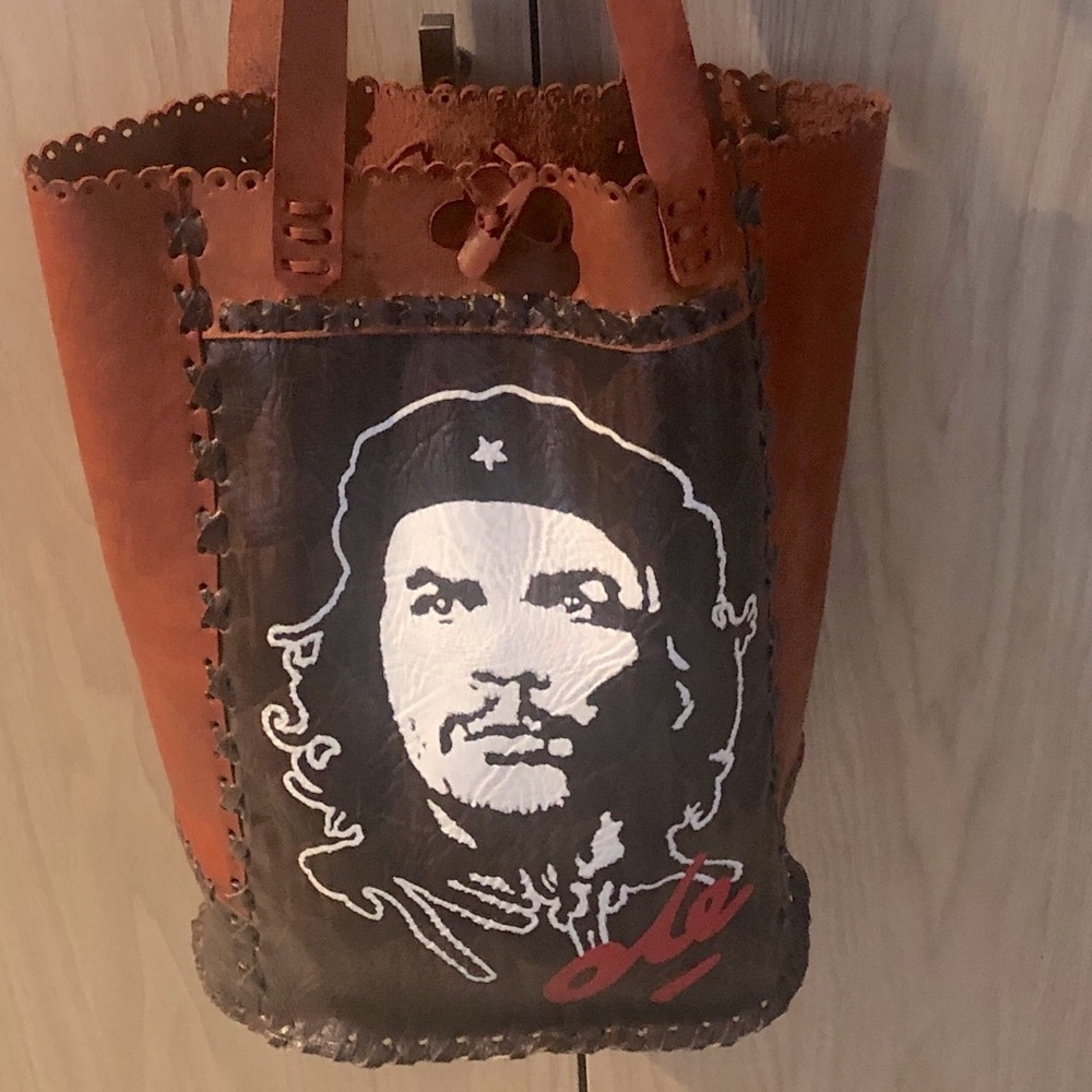 Hand Crafted Leather Bag Cuba Che Guevara NWOT
